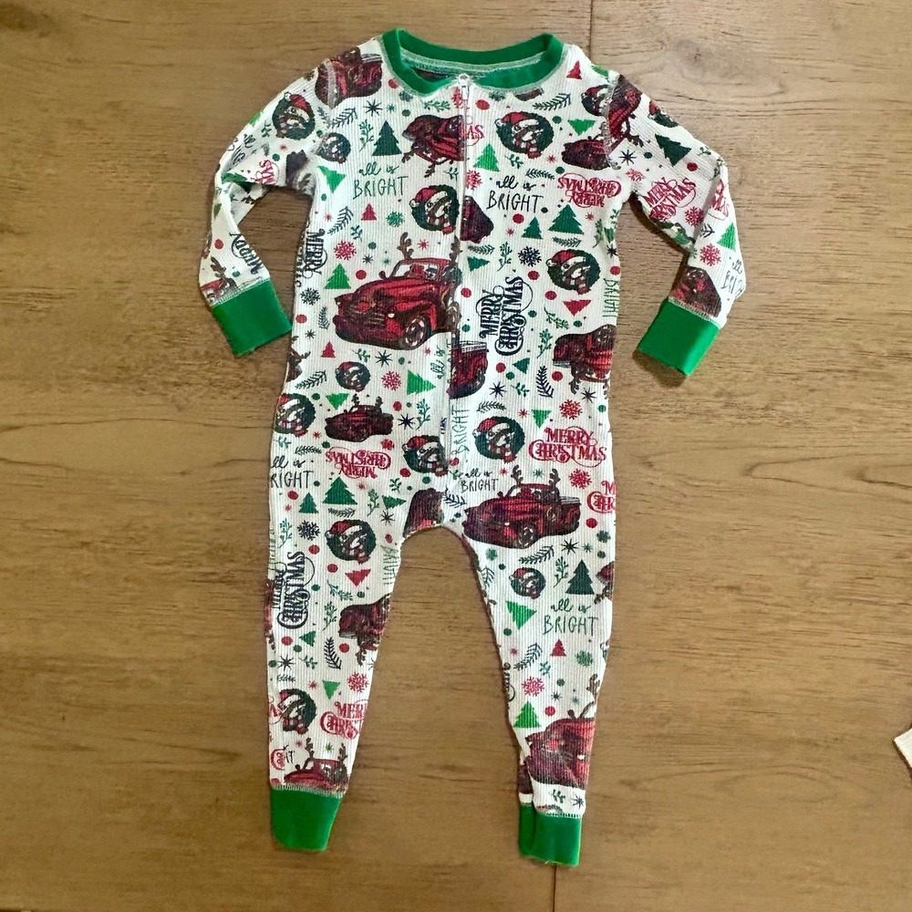 Buc-ees Toddler Christmas Holiday Pajamas Zippy 2T